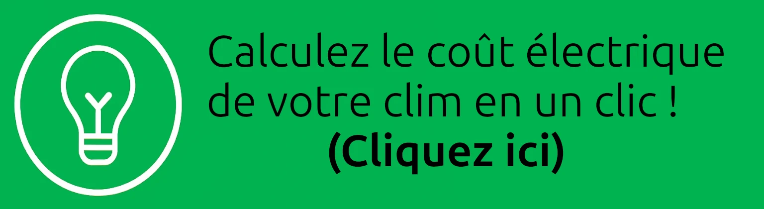 Calculatrice coût climatisation
